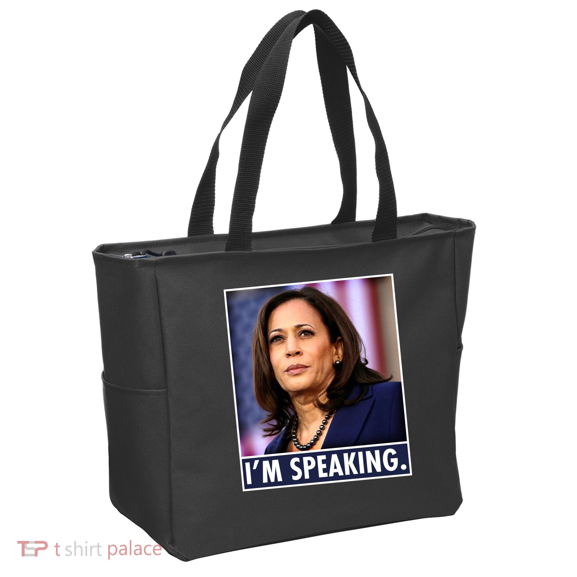 Kamala Harris I'm Speaking Vice President Debate Quote Tote Bag