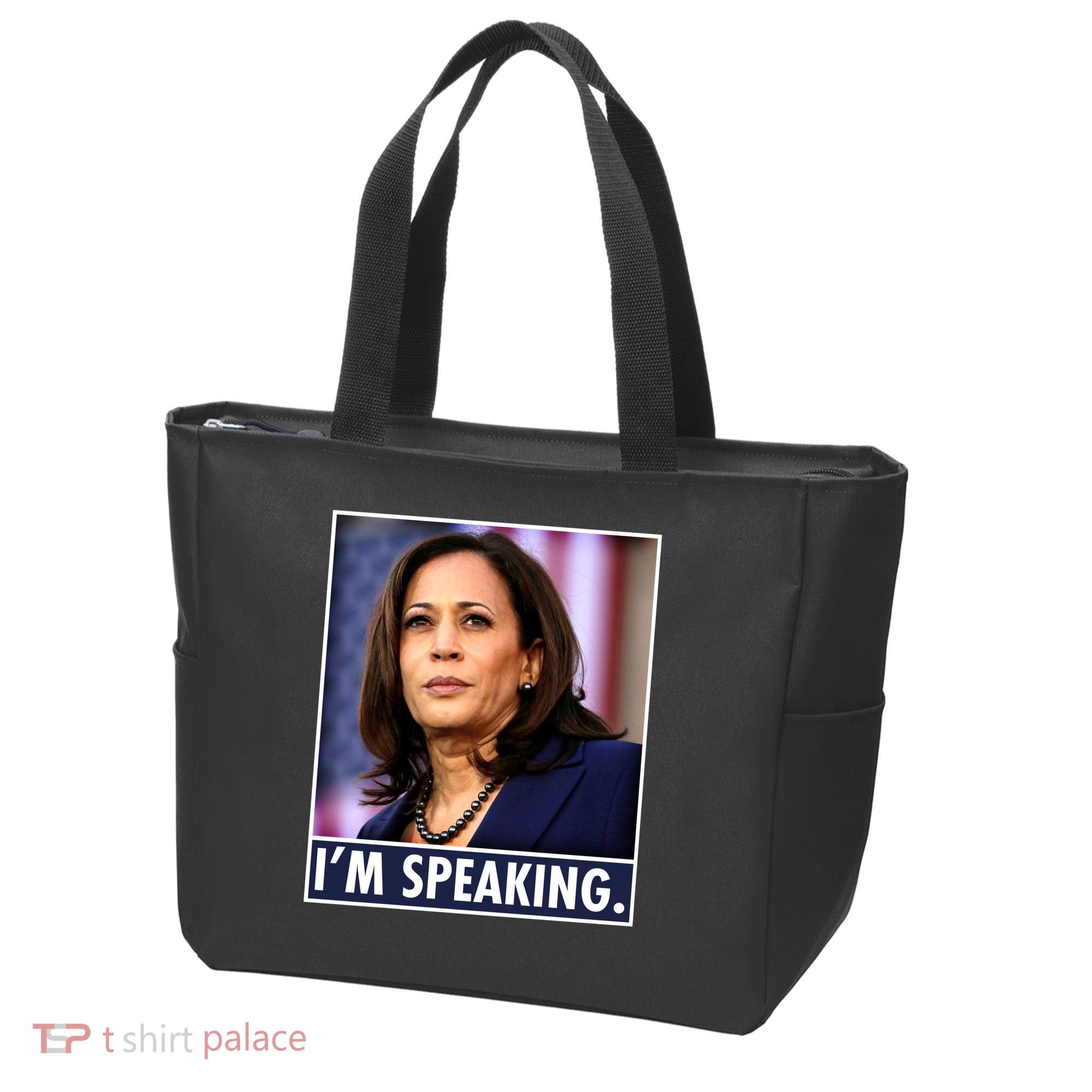 Kamala Harris I'm Speaking Vice President Debate Quote Tote Bag