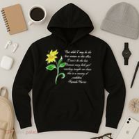 Kamala Harris Inspiring Quote Hoodie thumb 3