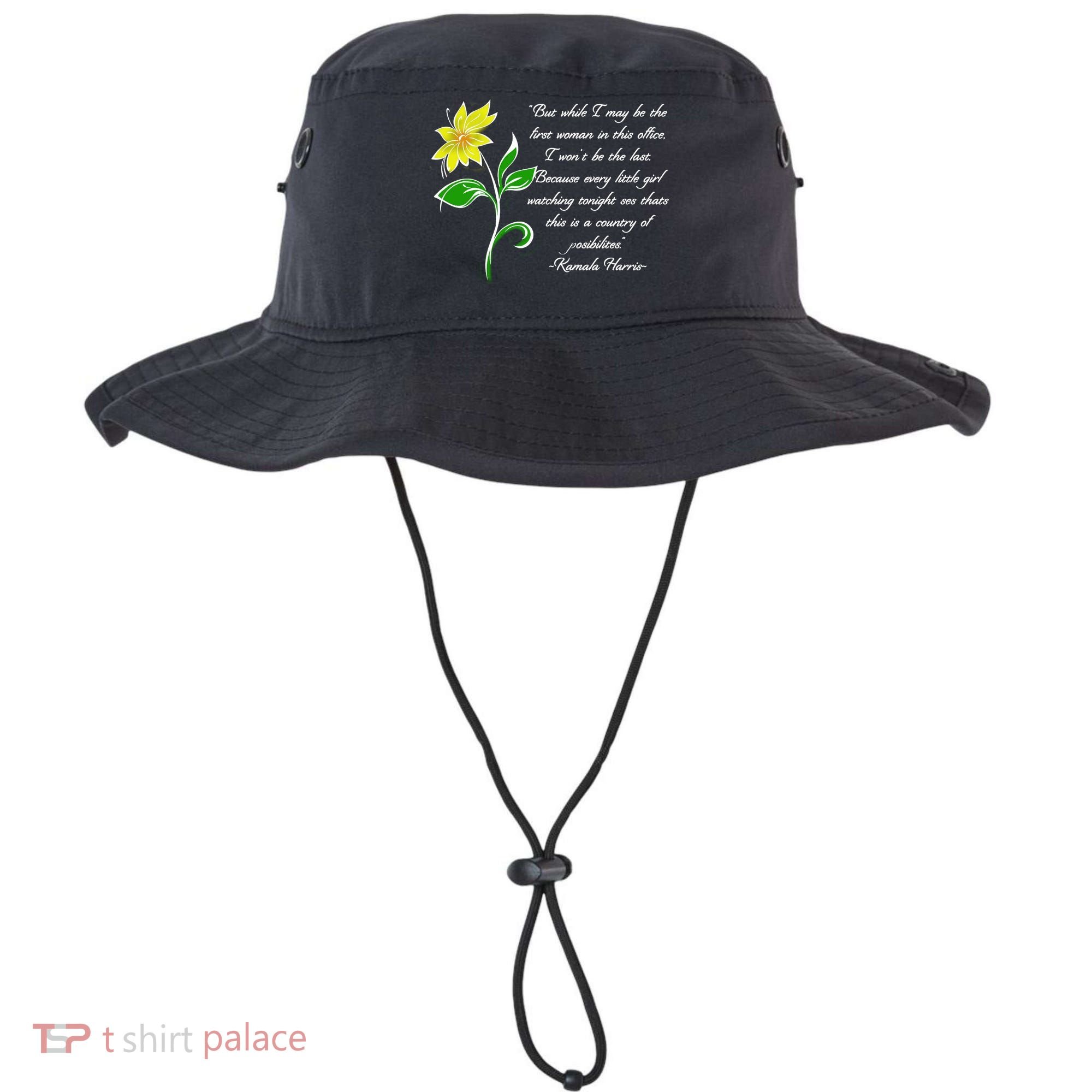 Kamala Harris Inspiring Quote Bucket Hat