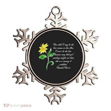 Kamala Harris Inspiring Quote Ornament