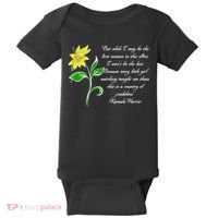 Kamala Harris Inspiring Quote Baby Bodysuit thumb 0