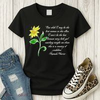 Kamala Harris Inspiring Quote Women's T-Shirt thumb 3
