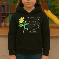 Kamala Harris Inspiring Quote Kids Hoodie thumb 3