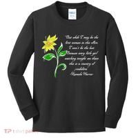 Kamala Harris Inspiring Quote Kids Long Sleeve Shirt thumb 0