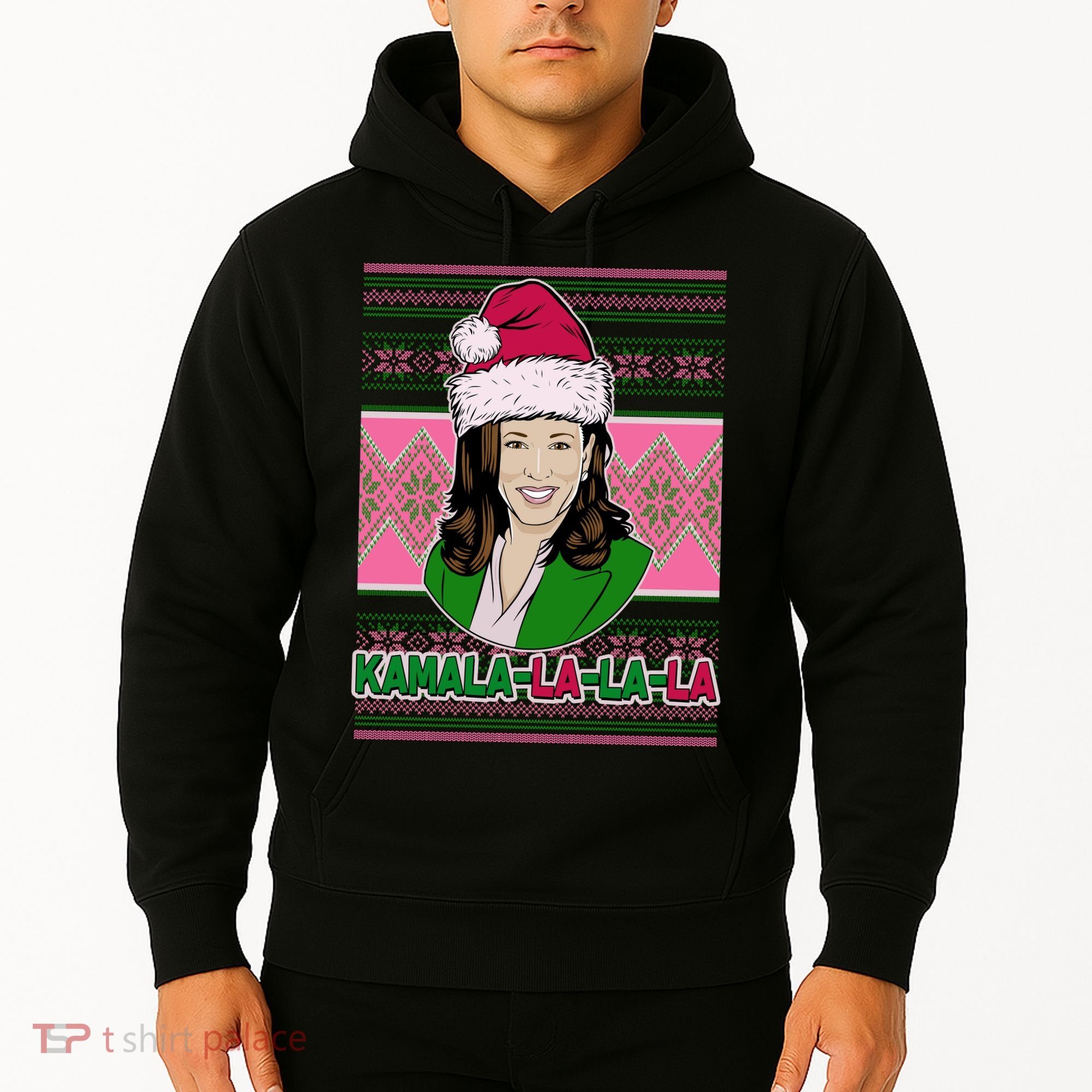 Kamala La La La  AKA Ugly Christmas Sweater Hoodie