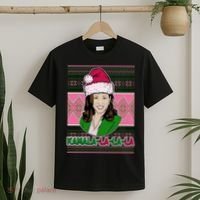 Kamala La La La  AKA Ugly Christmas Sweater T-Shirt thumb 2