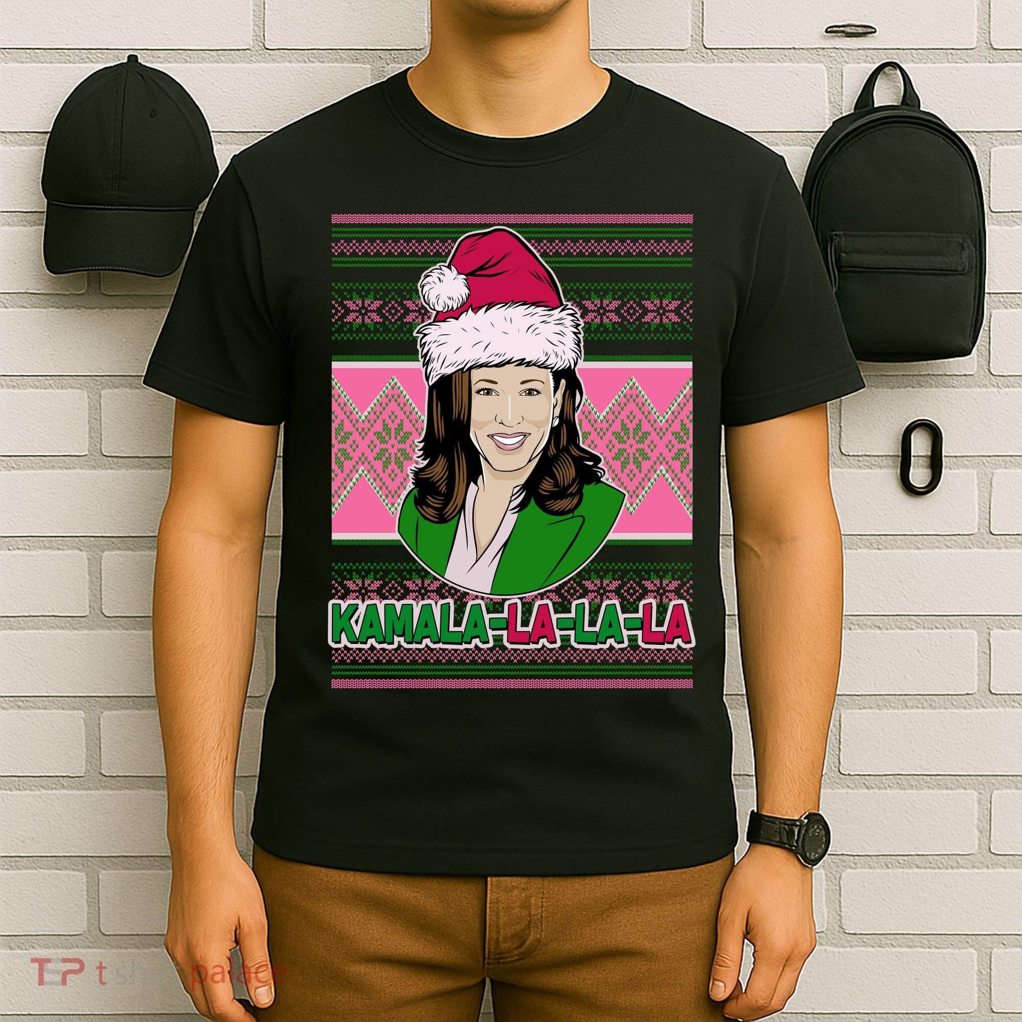 Kamala La La La  AKA Ugly Christmas Sweater T-Shirt