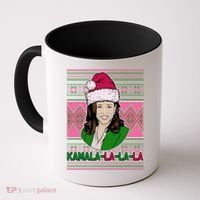 Kamala La La La  AKA Ugly Christmas Sweater Coffee Mug thumb 0