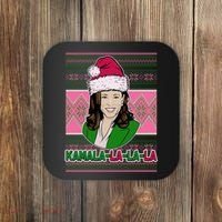 Kamala La La La  AKA Ugly Christmas Sweater Coaster thumb 0