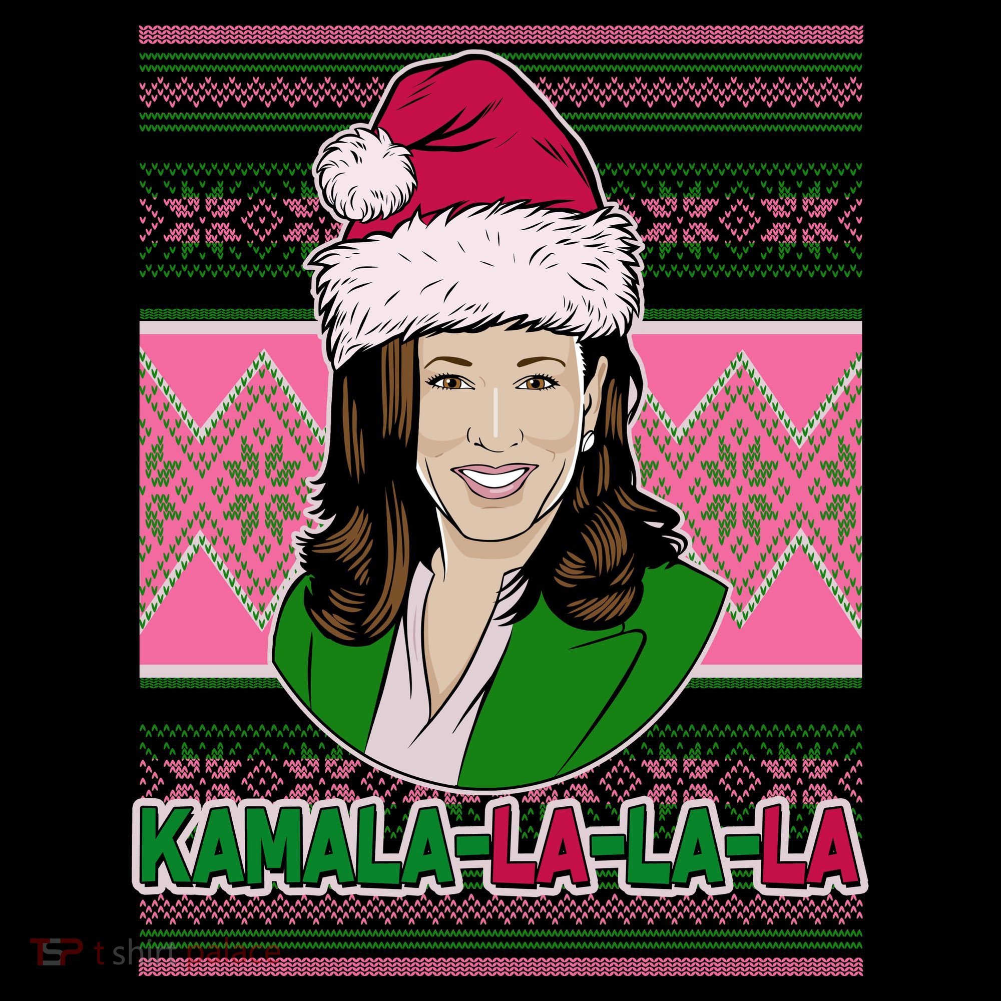 Kamala La La La  AKA Ugly Christmas Sweater Ornament