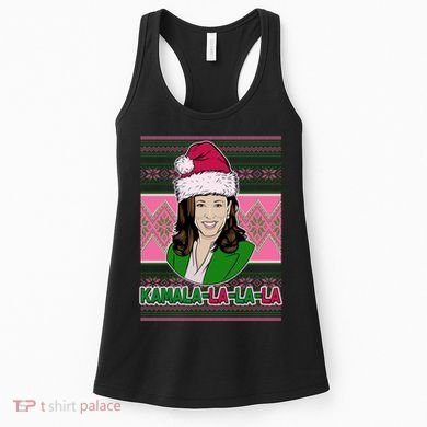 Kamala La La La  AKA Ugly Christmas Sweater Women's Tank Top