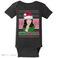 Kamala La La La  AKA Ugly Christmas Sweater Baby Bodysuit thumb 0
