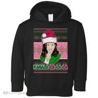 Kamala La La La  AKA Ugly Christmas Sweater Toddler Hoodie thumb 0