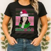 Kamala La La La  AKA Ugly Christmas Sweater Women's T-Shirt thumb 2