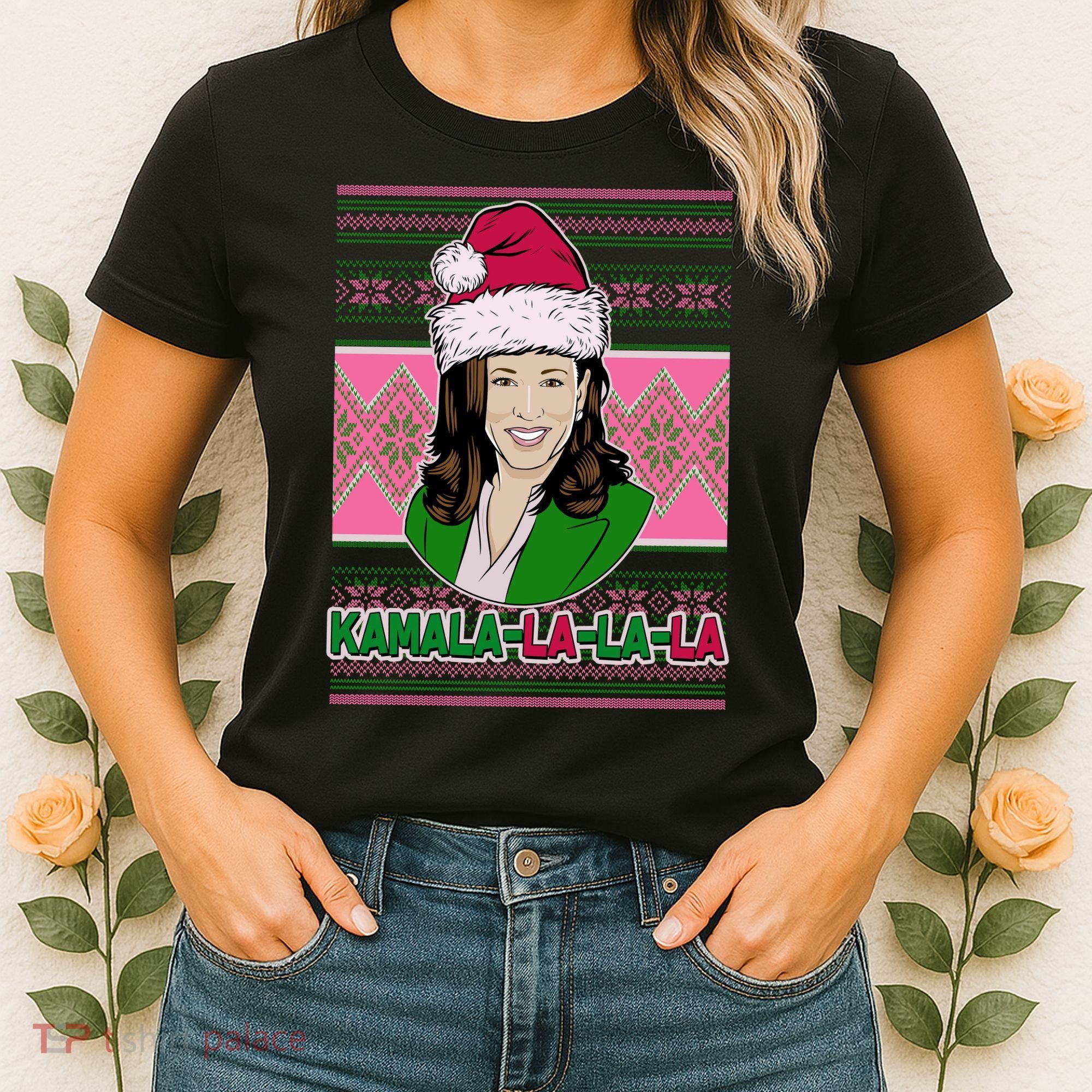Kamala La La La  AKA Ugly Christmas Sweater Women's T-Shirt