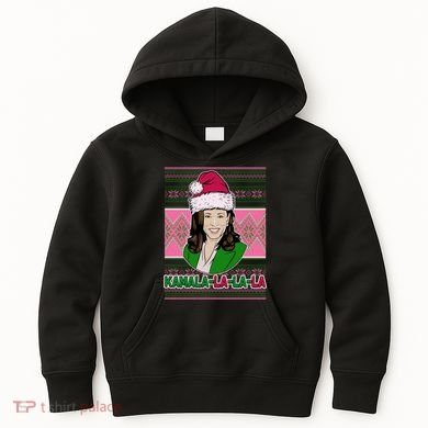 Kamala La La La  AKA Ugly Christmas Sweater Kids Hoodie