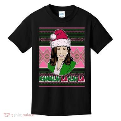 Kamala La La La  AKA Ugly Christmas Sweater Kids T-Shirt