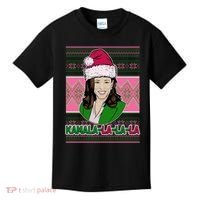 Kamala La La La  AKA Ugly Christmas Sweater Kids T-Shirt thumb 0