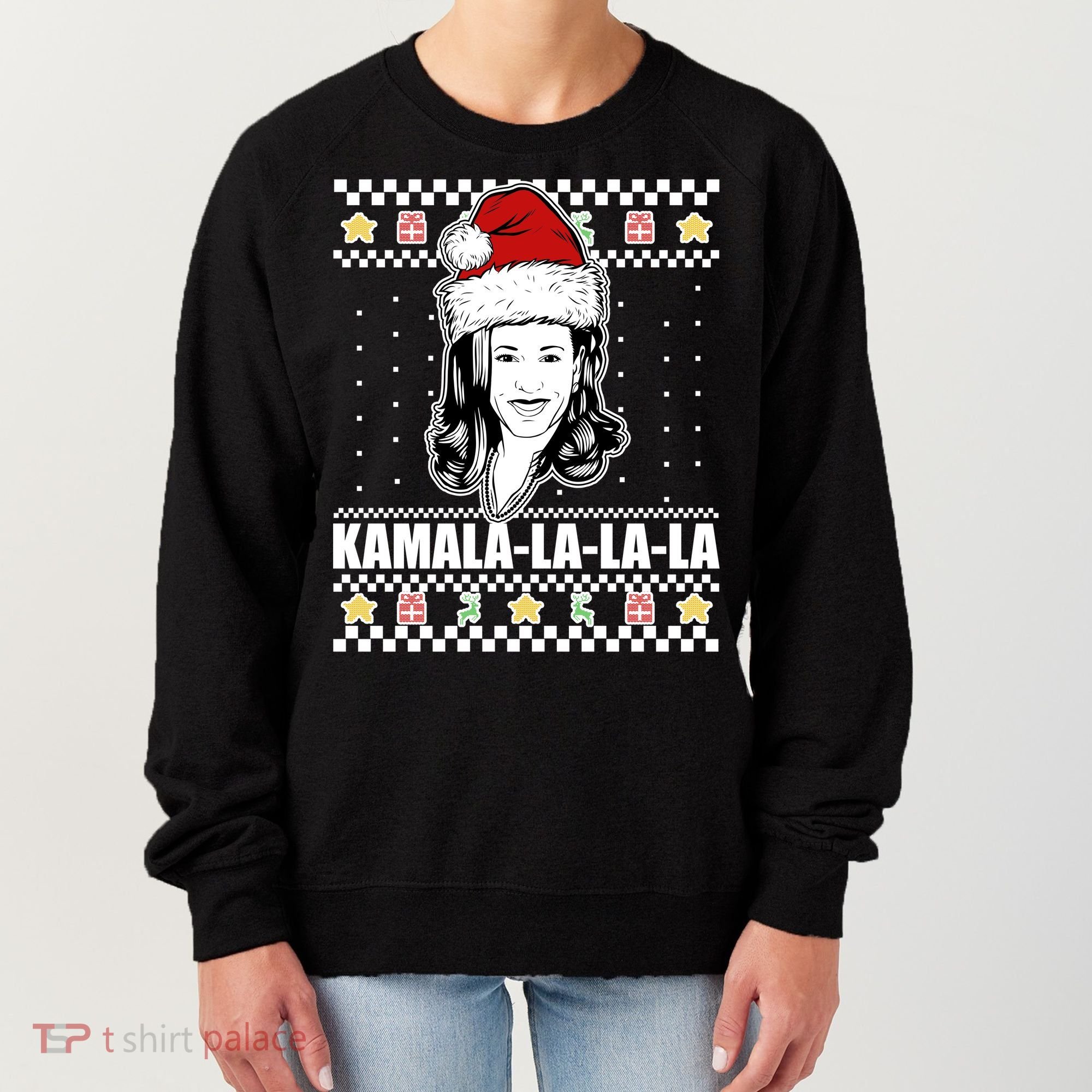 Kamala La La La Ugly Christmas Sweater Women's Sweatshirt