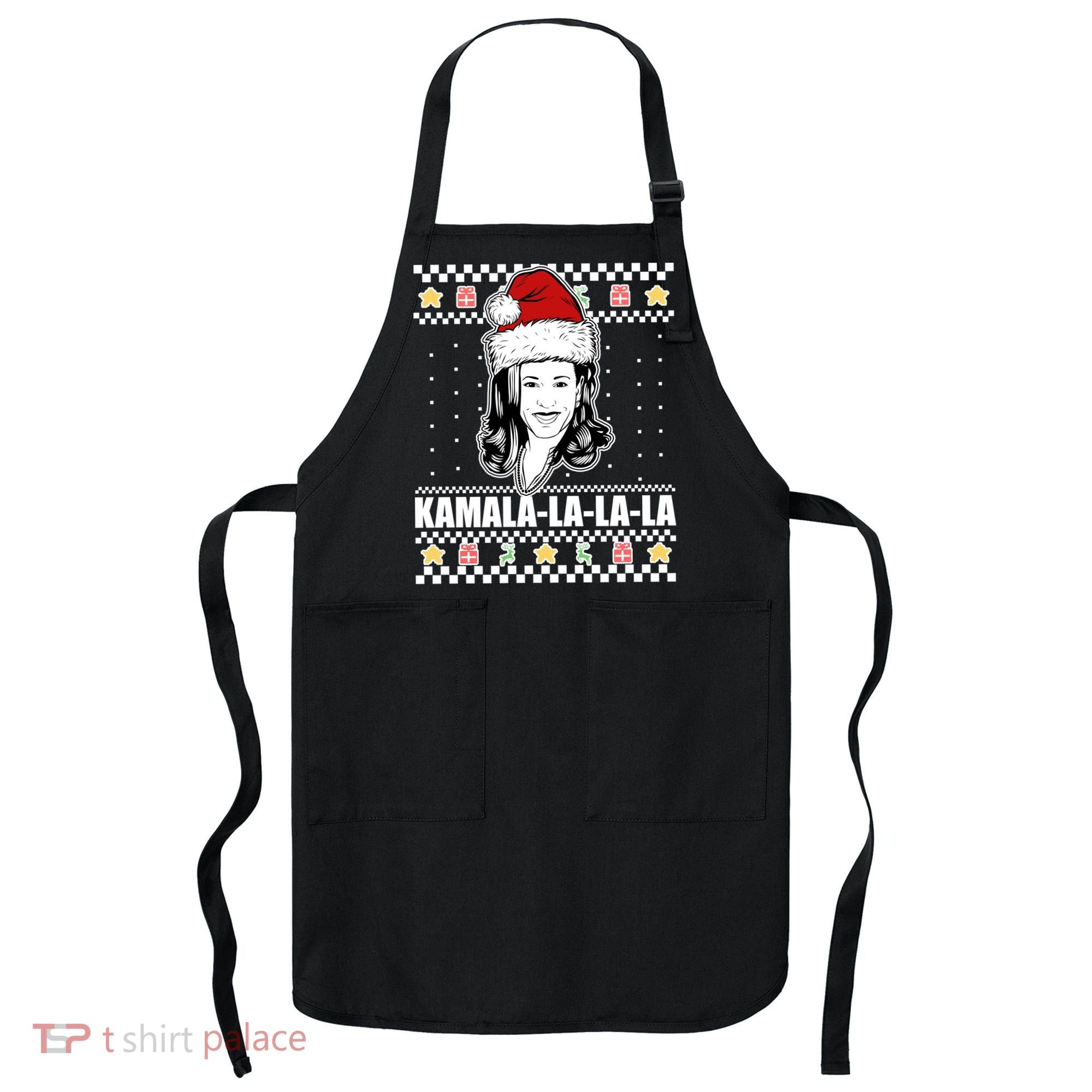 Kamala La La La Ugly Christmas Sweater Apron