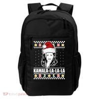 Kamala La La La Ugly Christmas Sweater Backpack thumb 0