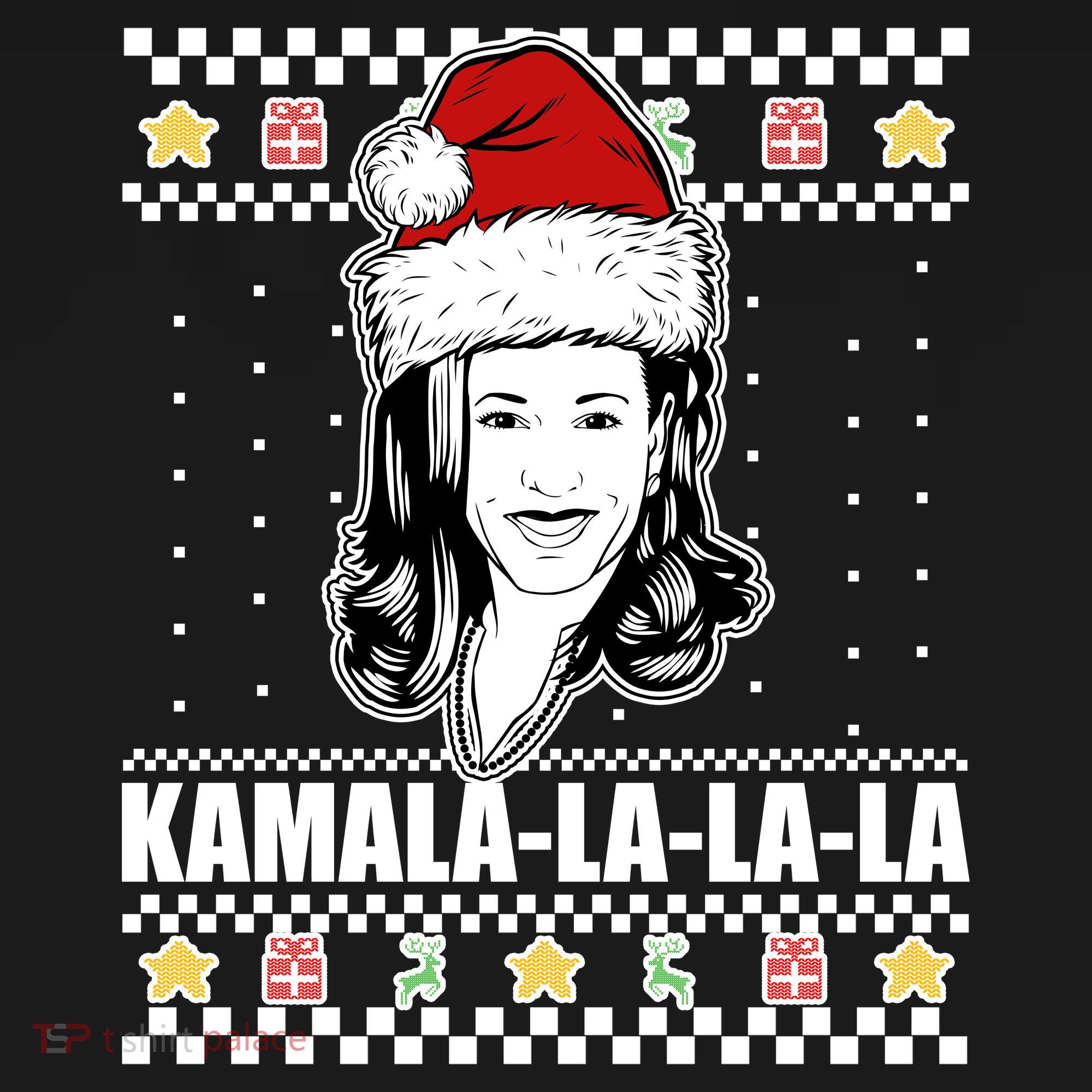 Kamala La La La Ugly Christmas Sweater Backpack