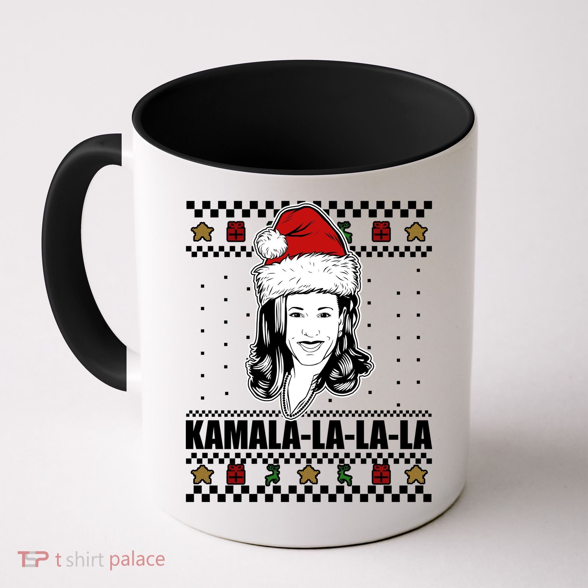 Kamala La La La Ugly Christmas Sweater Coffee Mug