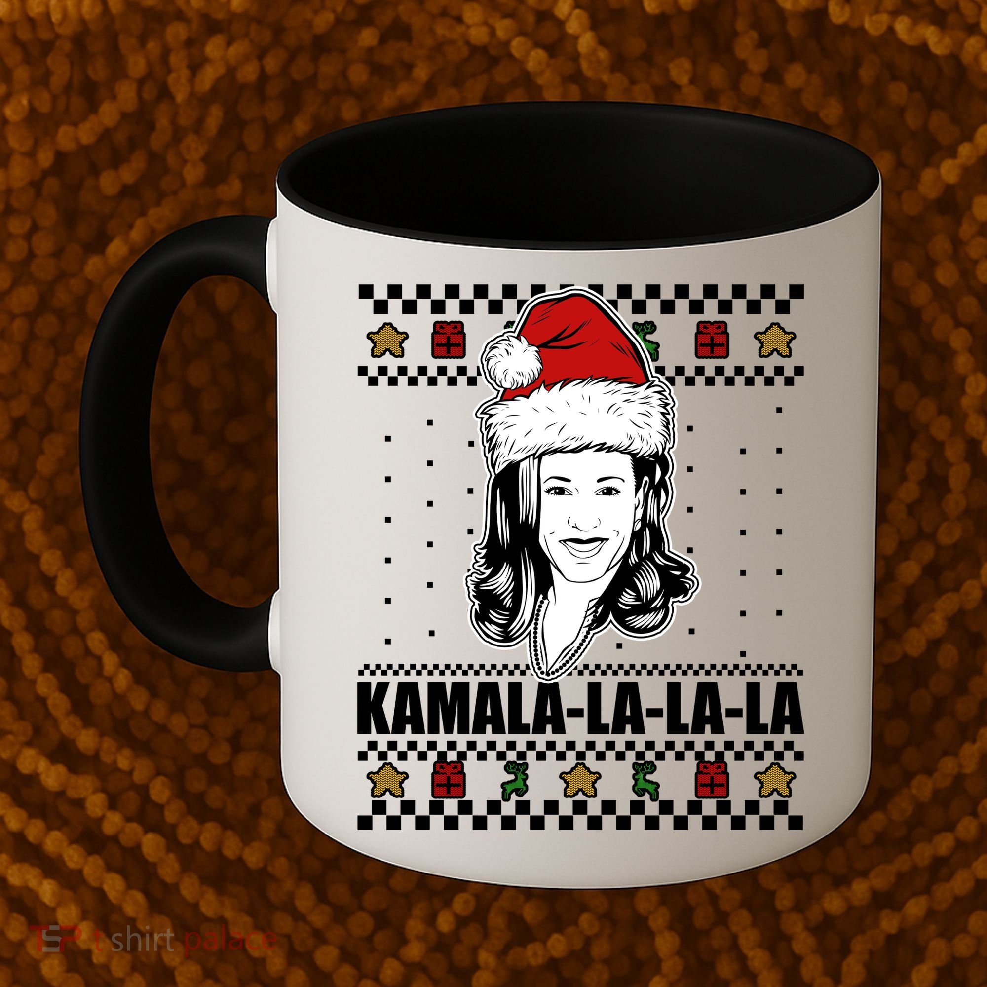Kamala La La La Ugly Christmas Sweater Coffee Mug