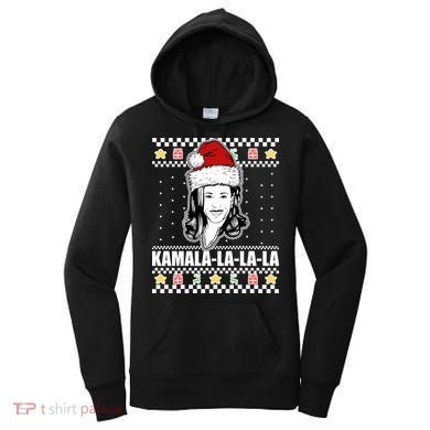 Kamala La La La Ugly Christmas Sweater Women's Hoodie