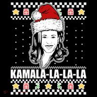 Kamala La La La Ugly Christmas Sweater Women's Hoodie thumb 2
