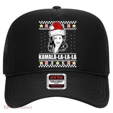 Kamala La La La Ugly Christmas Sweater Hat