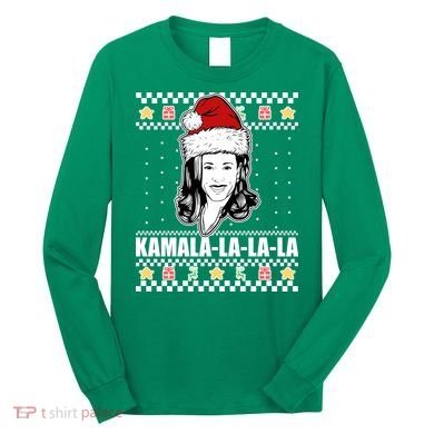 Kamala La La La Ugly Christmas Sweater Long Sleeve Shirt