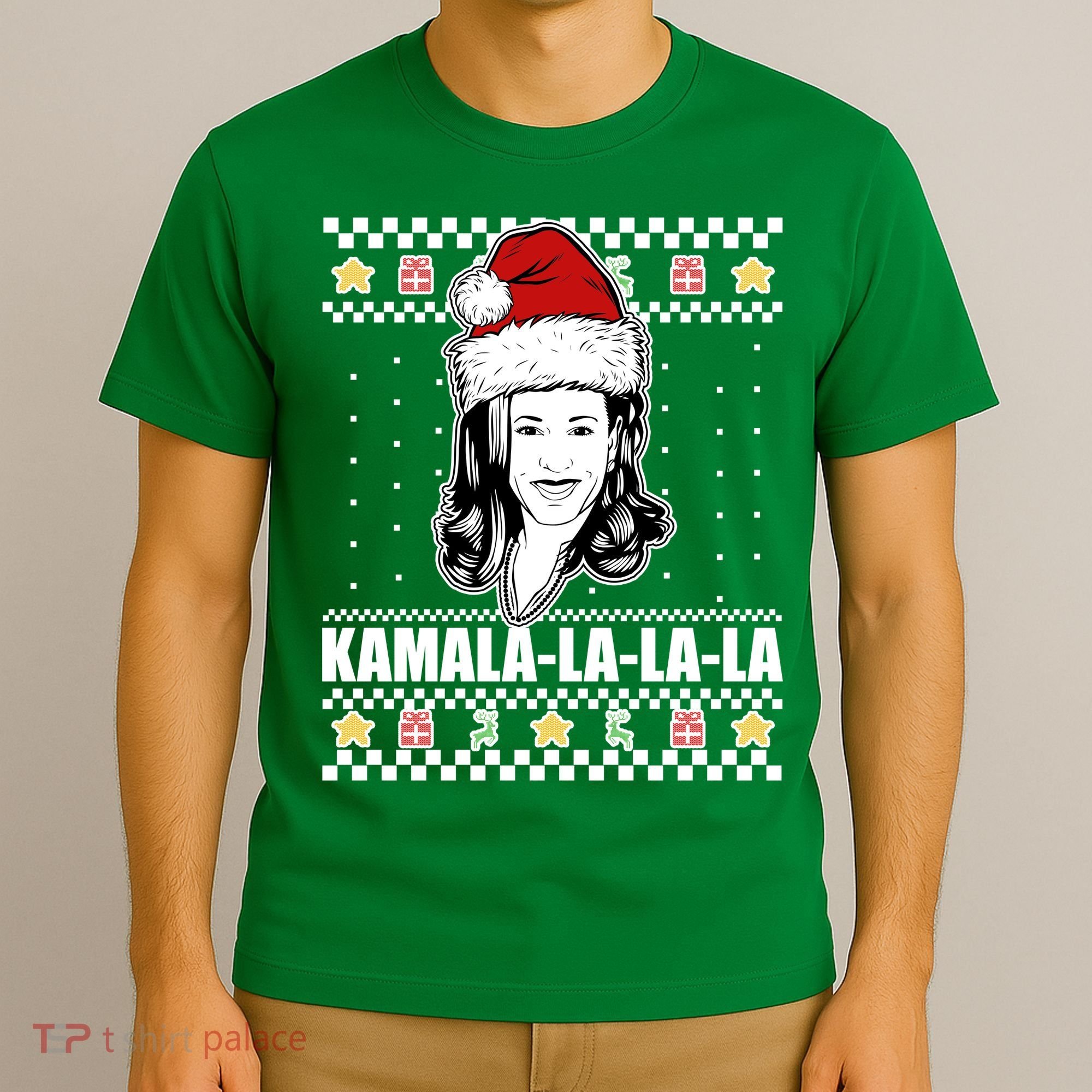 Kamala La La La Ugly Christmas Sweater T-Shirt