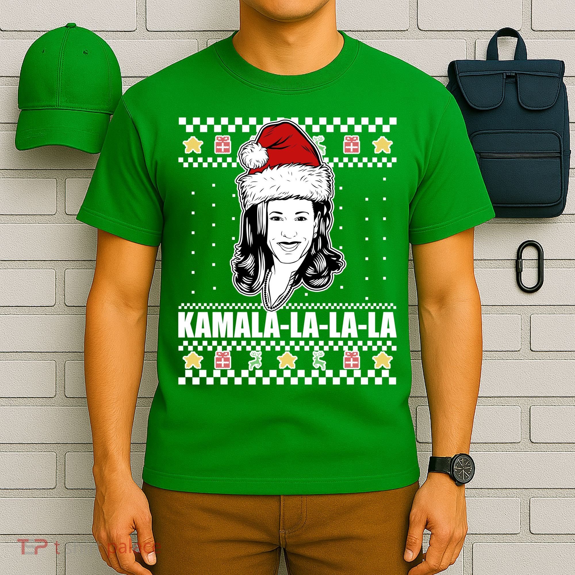 Kamala La La La Ugly Christmas Sweater T-Shirt