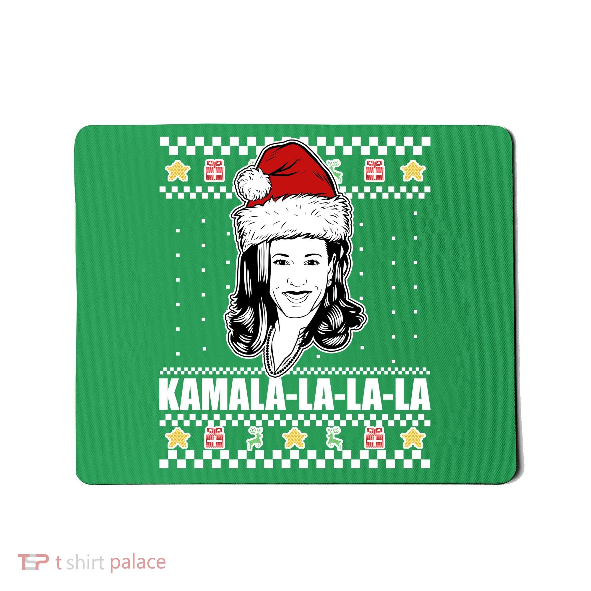 Kamala La La La Ugly Christmas Sweater Mousepad