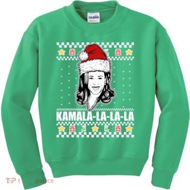 Kamala La La La Ugly Christmas Sweater Kids Sweatshirt