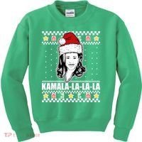 Kamala La La La Ugly Christmas Sweater Kids Sweatshirt thumb 0