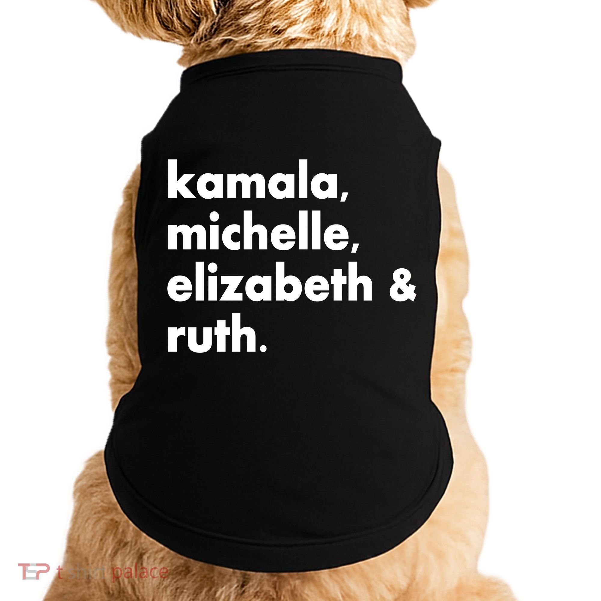 Kamala Michelle RBG Elizabeth Ruth Doggie Tank