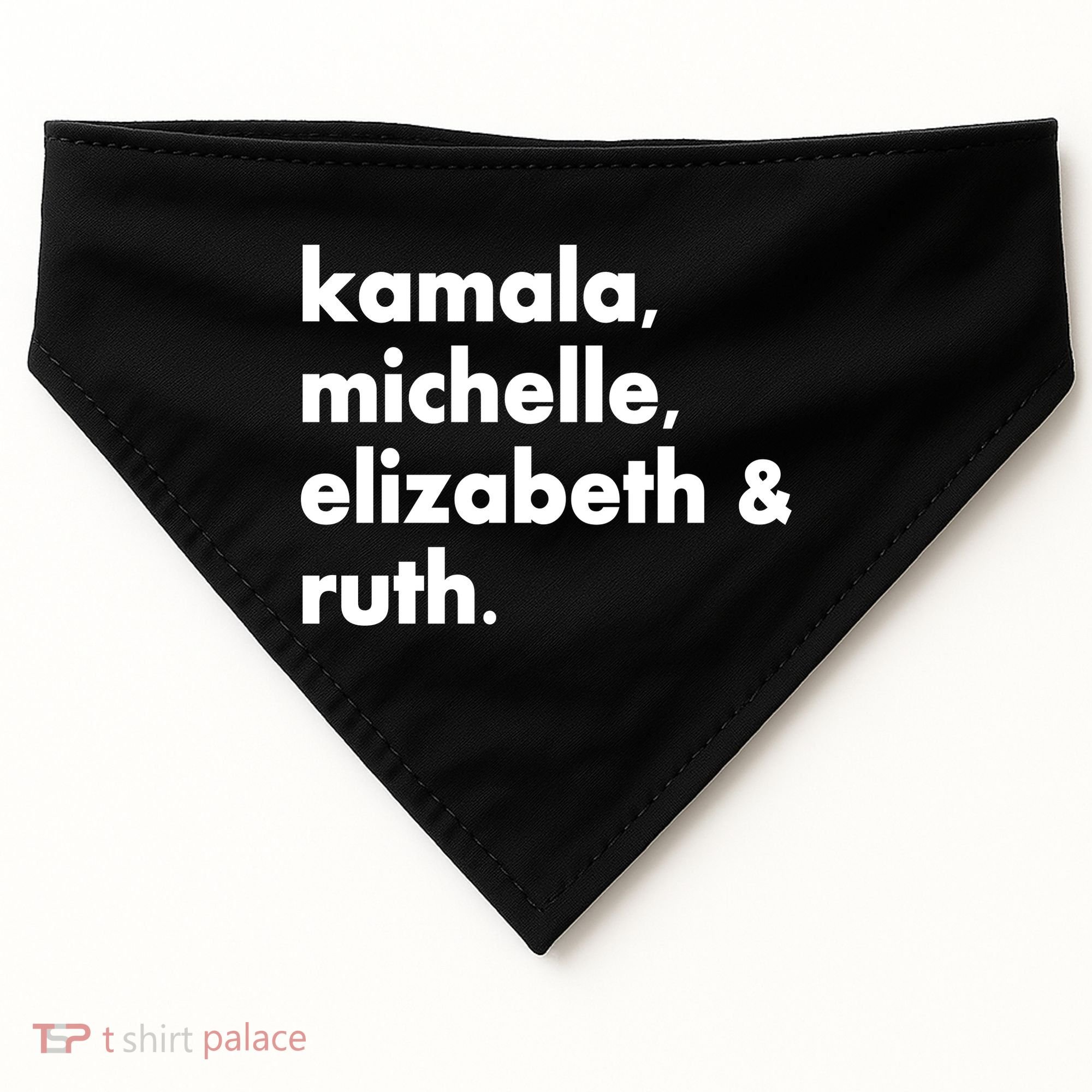 Kamala Michelle RBG Elizabeth Ruth USA-Made Doggie Bandana