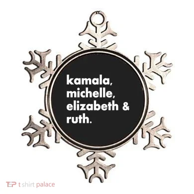Kamala Michelle RBG Elizabeth Ruth Ornament