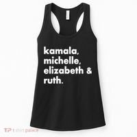 Kamala Michelle RBG Elizabeth Ruth Women's Tank Top thumb 0