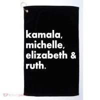 Kamala Michelle RBG Elizabeth Ruth Golf Towel thumb 0