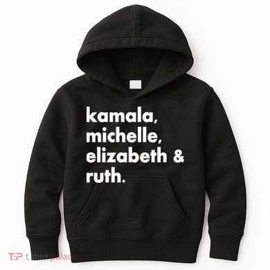 Kamala Michelle RBG Elizabeth Ruth Kids Hoodie