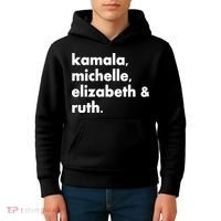 Kamala Michelle RBG Elizabeth Ruth Kids Hoodie thumb 4