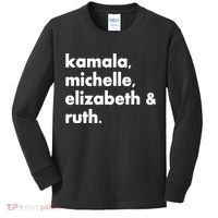 Kamala Michelle RBG Elizabeth Ruth Kids Long Sleeve Shirt thumb 0