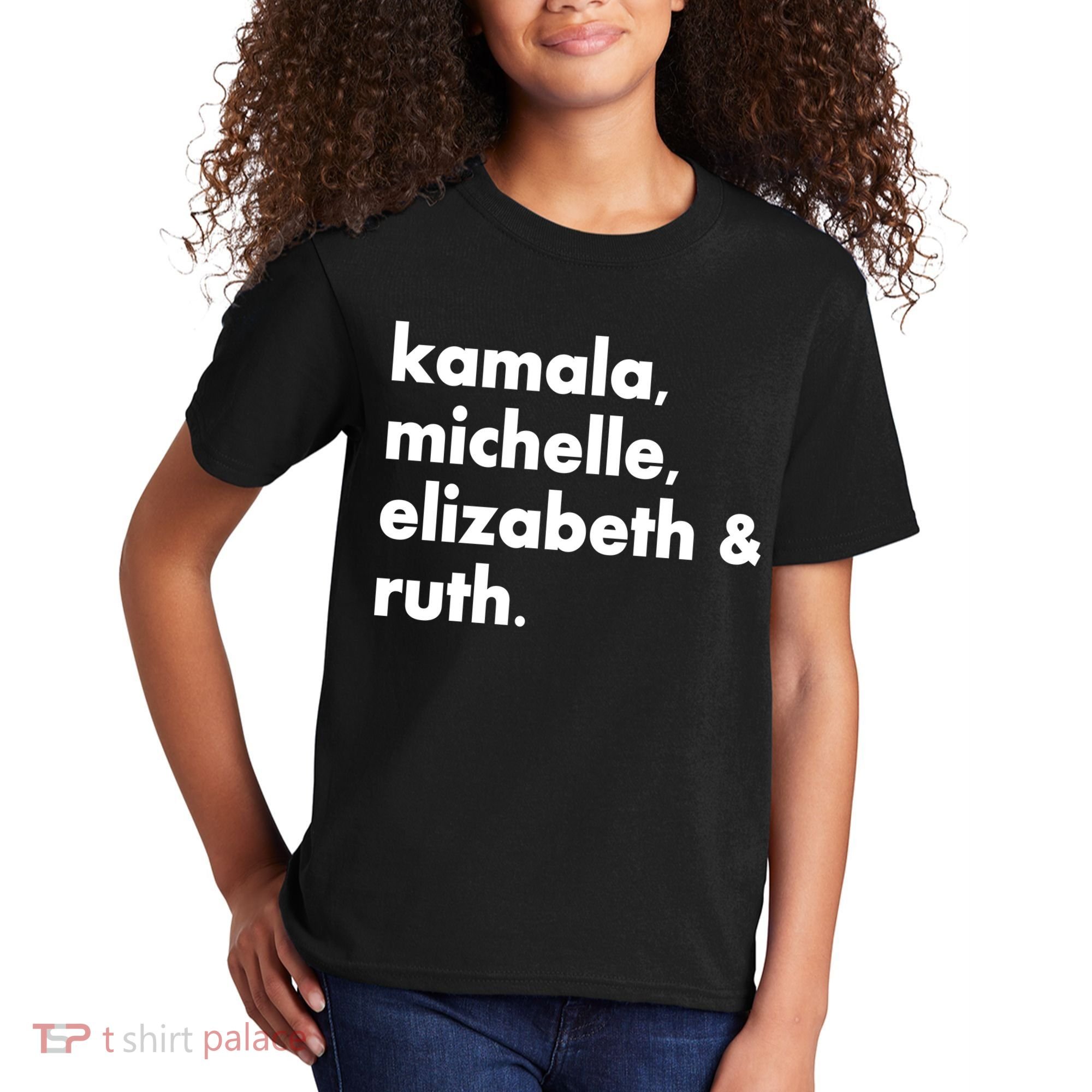 Kamala Michelle RBG Elizabeth Ruth Kids T-Shirt