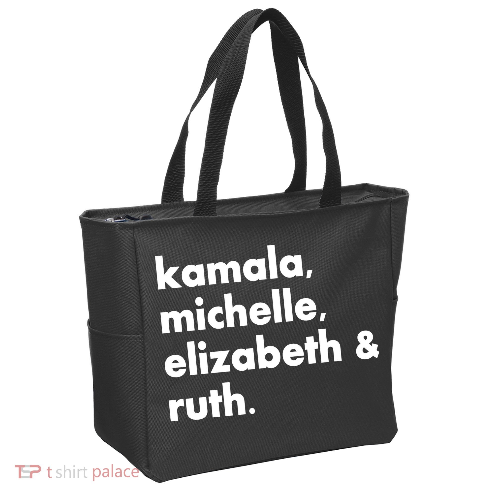 Kamala Michelle RBG Elizabeth Ruth Tote Bag