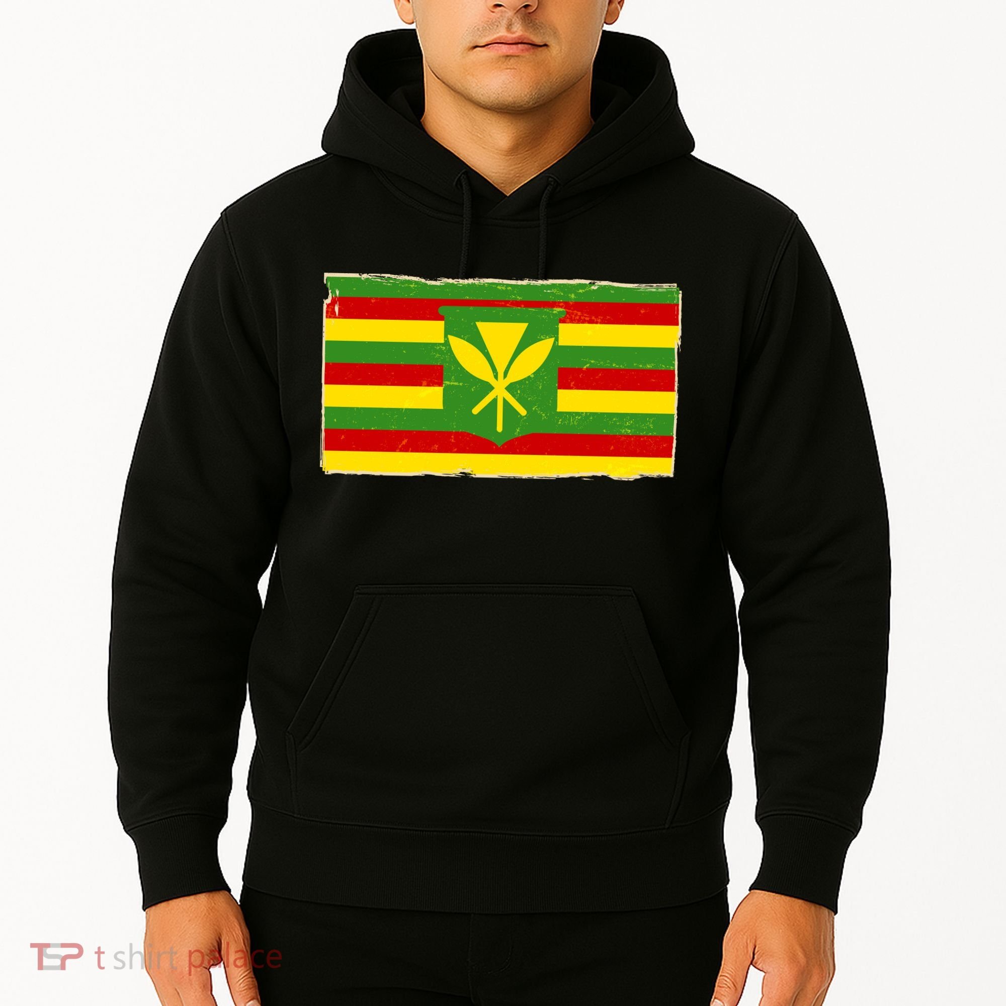 Kanaka Maoli Flag  Hoodie