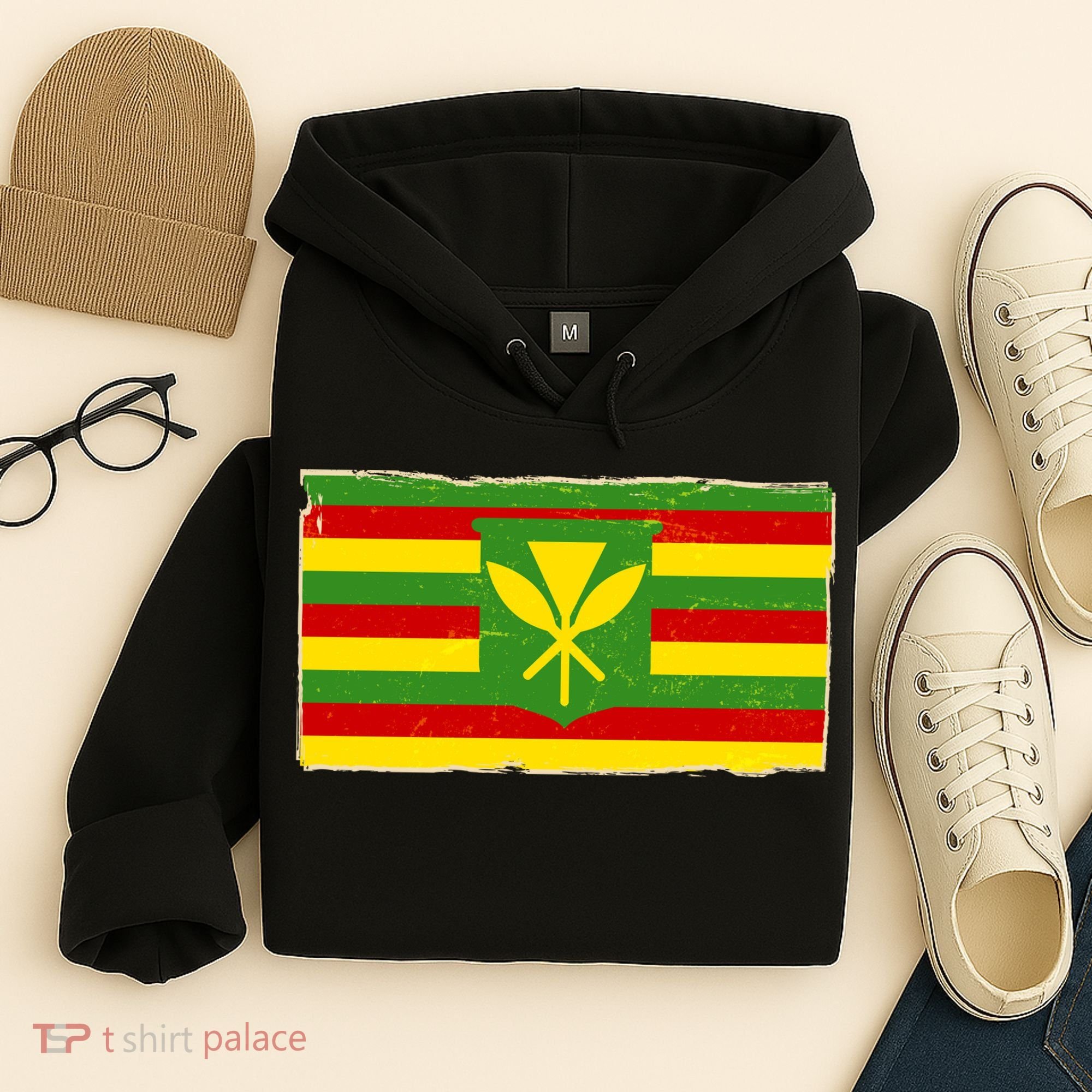 Kanaka Maoli Flag  Hoodie